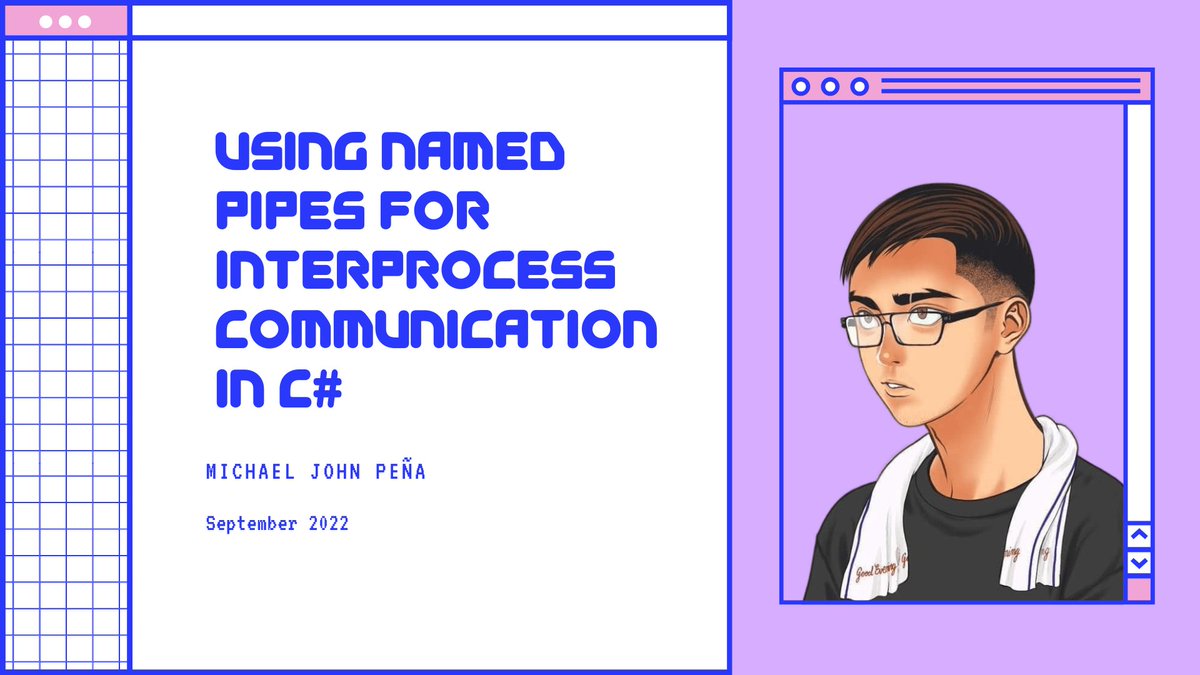 I recently stumbled in to a dilemma on how 2 different projects can communicate. There a lot of ways (queues, shared databases, HTTP, gRPC, web sockets, etc). One thing I didn't consider was pipes! So I had a refresher on how to use them.

👇
michaeljohnpena.com/blog/namedpipe…