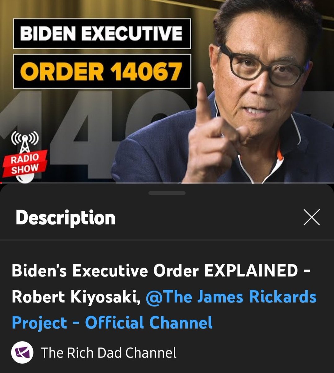 MK22_2023's tweet photo. #TheRichDadChannel over on YouTube!
@theRealKiyosaki https://t.co/CV7CO2u7GP