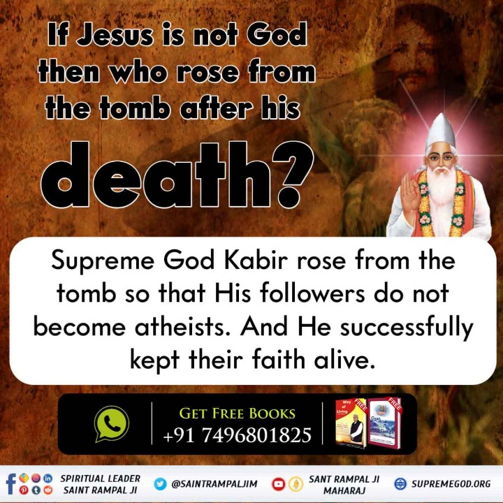 #UntoldTruthOfJesus
#GodMorningMonday
"Merry Christmas"
📓God is in FORM
    PROOF in the Bible
Genesis 1 :26 - Then God said, "and now we will make human beings; they will be like us and resemble us.
<a href="/SaintRampalJiM/">Sant Rampal Ji Maharaj</a> 
👉🏻For more information must watch Sadhna Tv daily 7:30pm.