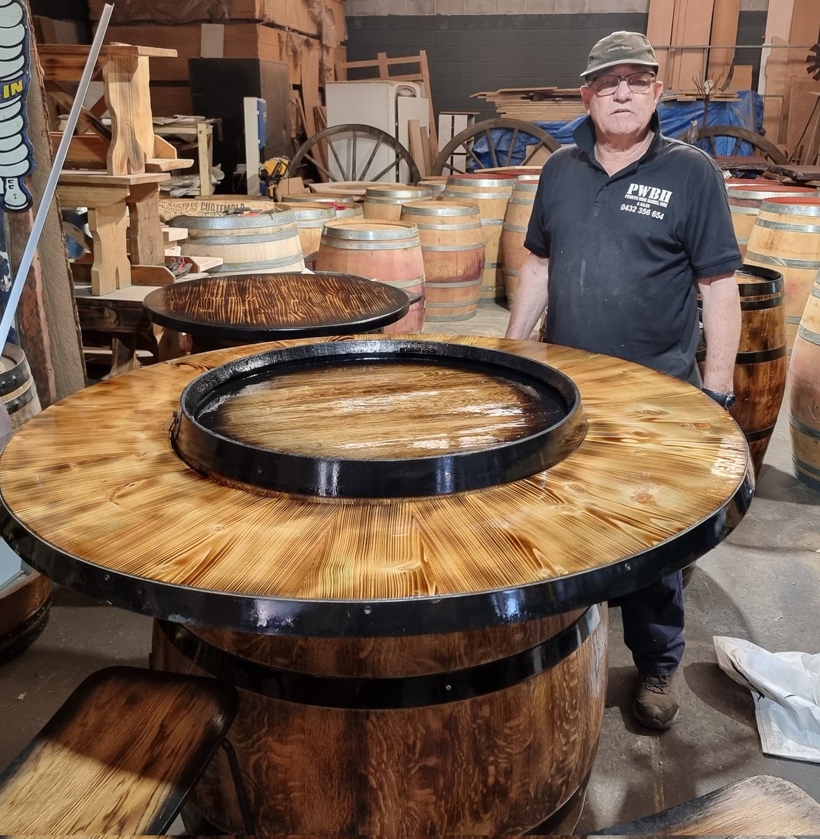 winebarrelz's tweet photo. WINE BARREL TABLE 4 SALE
Penrith 
#PenrithWineBarrels 
https://t.co/m6sUchgoyP 
0432 356654 https://t.co/RTJve3KThA