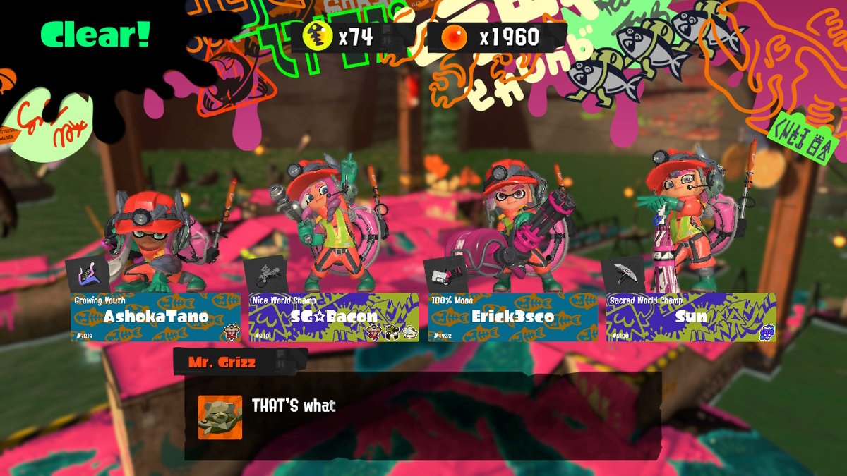 Bacon91406232's tweet photo. Big Wins #SlugGang #Splatoon3 #NintendoSwitch https://t.co/c75eJPSmu3