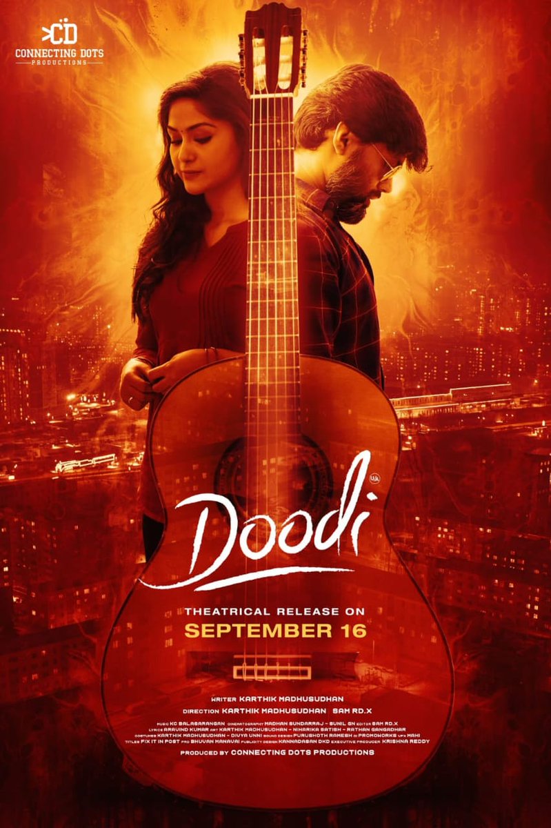 #Doodi a feel Good love story...❤️
Movie Releasing in theatres on September 16 !!

▶️youtu.be/3ygoRgo5uIE

@ProductionsDots @SamRdx6 @sshritha9 @KCBalasarangan
@dop_madhan
@ProBhuvan #DoodiTheFilm