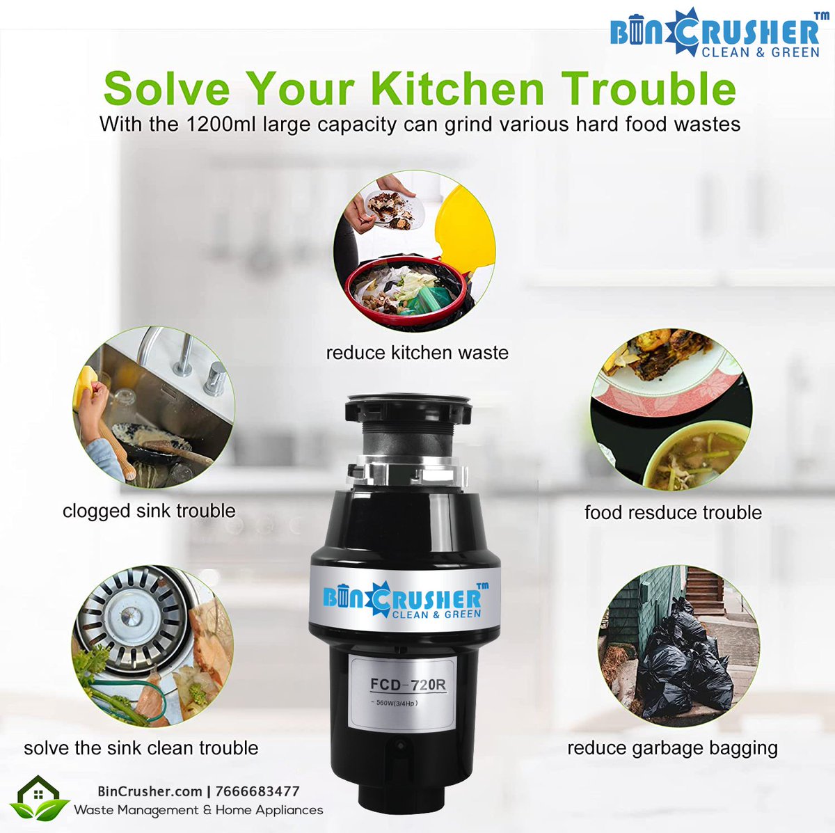 Solve All Your Kitchen Waste Troubles Now
bincrusher.com/food-waste-dis…
.
.
#foodwaste #zerowaste #food #sustainability  #zerofoodwaste #environment #sustainable   #sustainableliving #recycle #zerowasteliving #ecofriendly #reducefoodwaste #lesswaste #foodwastedisposer #garbagedisposal