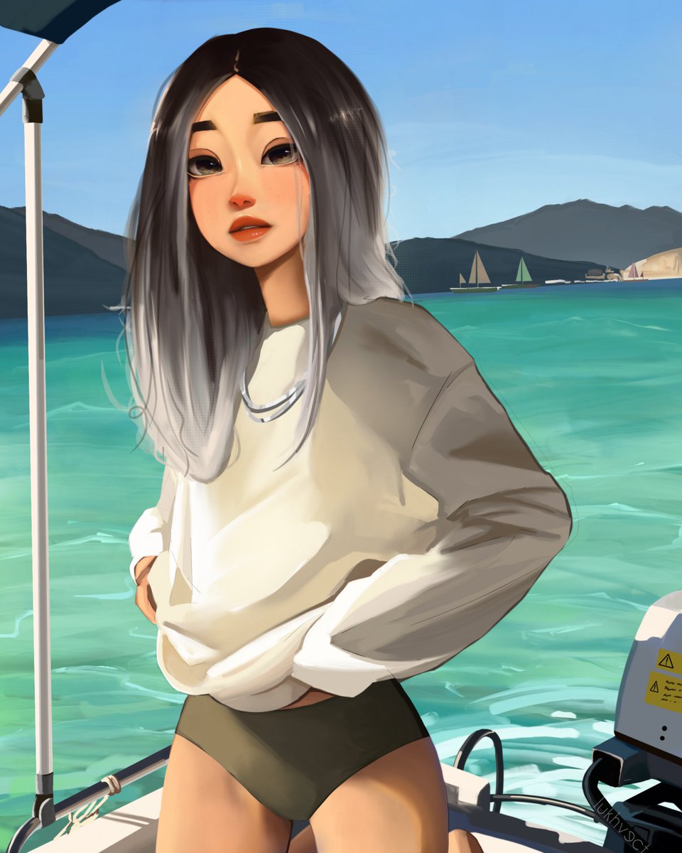 lukhvect_'s tweet photo. bath in the middle of the sea ? #artistsontwitter #Artist #art #digitalart #cute #artontwitter #opencommision #commisionsopen #commisionart https://t.co/GXVjA0tLYk