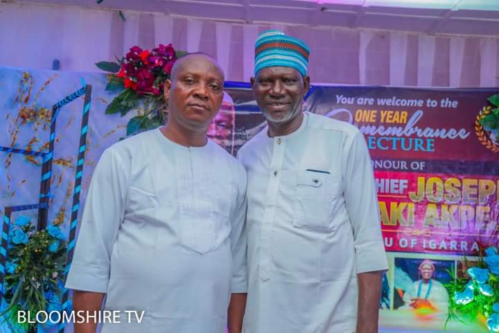 Bloomshireng's tweet photo. Photo News: The Mayaki Akpeji Family Held The One Year Remembrance Lecture In Honour Of  Their Late Father, High Chief Joseph Mayaki Akpeji (JP) Who Was The Otu Of Igarra (1973 - 2021)
#BloomshireNigeria #OtuOfIgarra #Igarra #AbujaTwitterCommunity https://t.co/5IJd2NMFQt