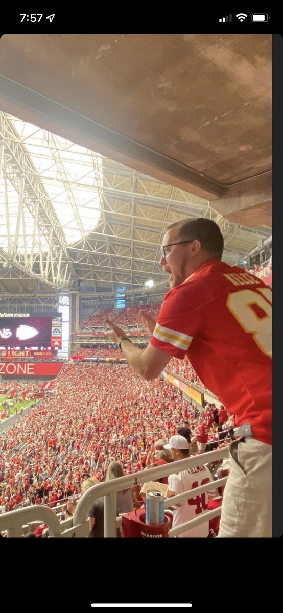 robear44's tweet photo. 1 down, 19 to go. Hoping to be back in this same spot in February. #ChiefsKingdom https://t.co/FTxZlQ3lqF
