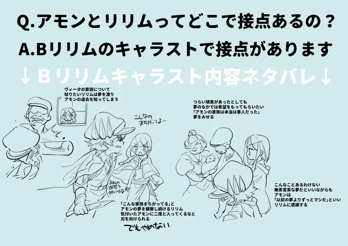 アモリリって顔カプだと思ってる人向けの
※Bリリムちゃんキャラストバレです※ 