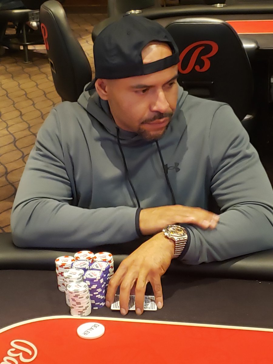 ballysbhpoker's tweet photo. A 3 way chop ends the Colorado Poker Championship $400 Mystery Bounty @ballysbhpoker.

Danny Gonzales, Zach Gutierrez and Nick Hammarstrom each walked with $25,144 and a combined $10,750 in Bounties.  Nice job guys! https://t.co/J0ORheUBLV