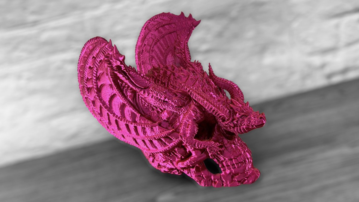 FilamentFrenzy's tweet photo. 🚨 GIVEAWAY ALERT 🚨 

Want to win this amazing skull dragon designed by @hex3d_design and printed by me ?

How to enter 👇

1- Follow Me 
2- Follow @hex3d_design 
3- Retweet this tweet  
4- like this tweet 

Simple as that 😃 

Open worldwide 🐉 3,2,1……GO! 

#3Dprinting https://t.co/Sha7GWGbFI