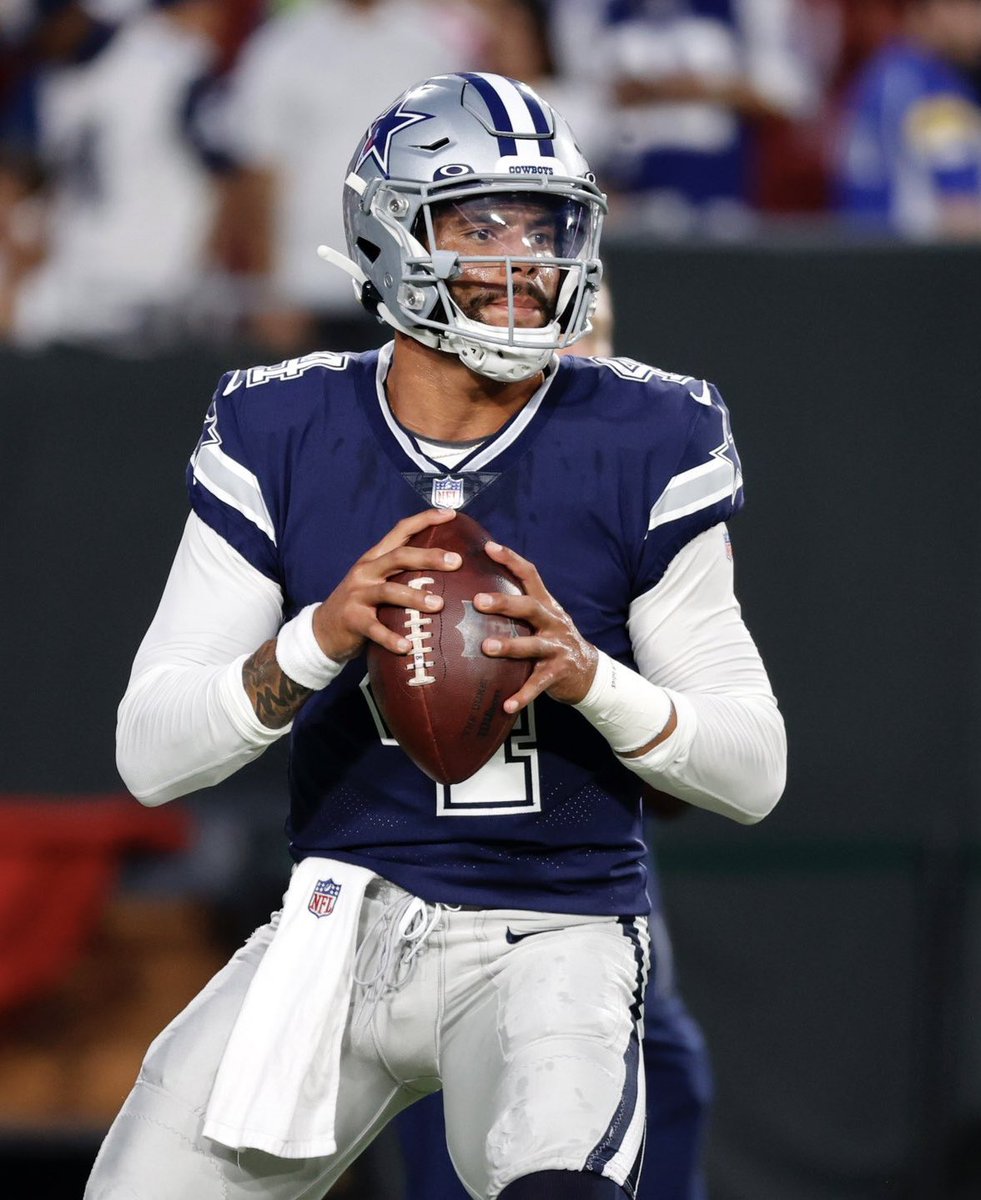 PFF's tweet photo. Jerry Jones announced that Dak Prescott will have to undergo hand surgery and will miss several weeks https://t.co/o6ifxzMIZ8