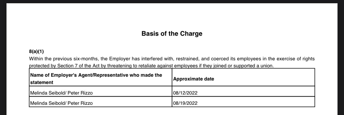 ‼️Today, <a href="/GEICO/">GEICO</a>United filed labor charges @GEICO‼️

✅ Unlawfully encouraged employees to call police on union organizers

✅ Unlawfully threatened employees with loss of benefits if they unionize

✅ Unlawfully threatened employees that unionizing is futile

The Charges  ⬇️