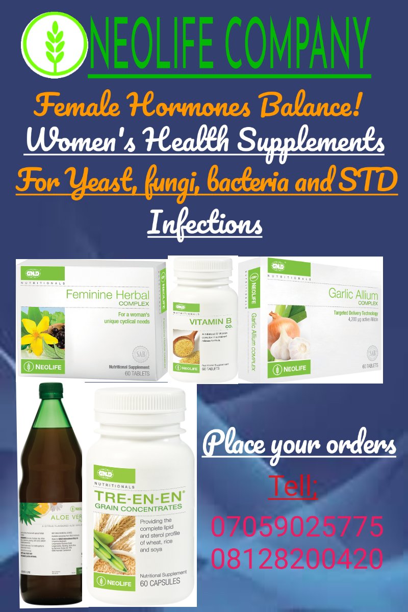 Women's health Supplements!
For yeast, fungi, bacteria and std infections.