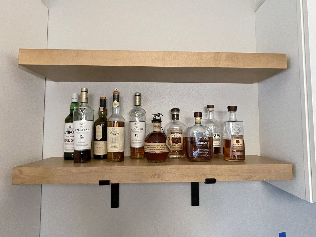 jncox's tweet photo. Been working on adding a buffet/bar to the house. Not done yet, but almost there. https://t.co/7ZF45D7Feh