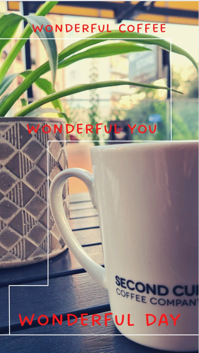SecondCpRecanto's tweet photo. Wonderful coffee. ☕
Wonderful you. ❤
Wonderful day! 🌞
#SecondCupRecantoStore #MySecondCup #MondayMotivation #Coffee #smile #possitivethoughts 
☎️ 22 72 14 14 https://t.co/c3QjzW6C5I