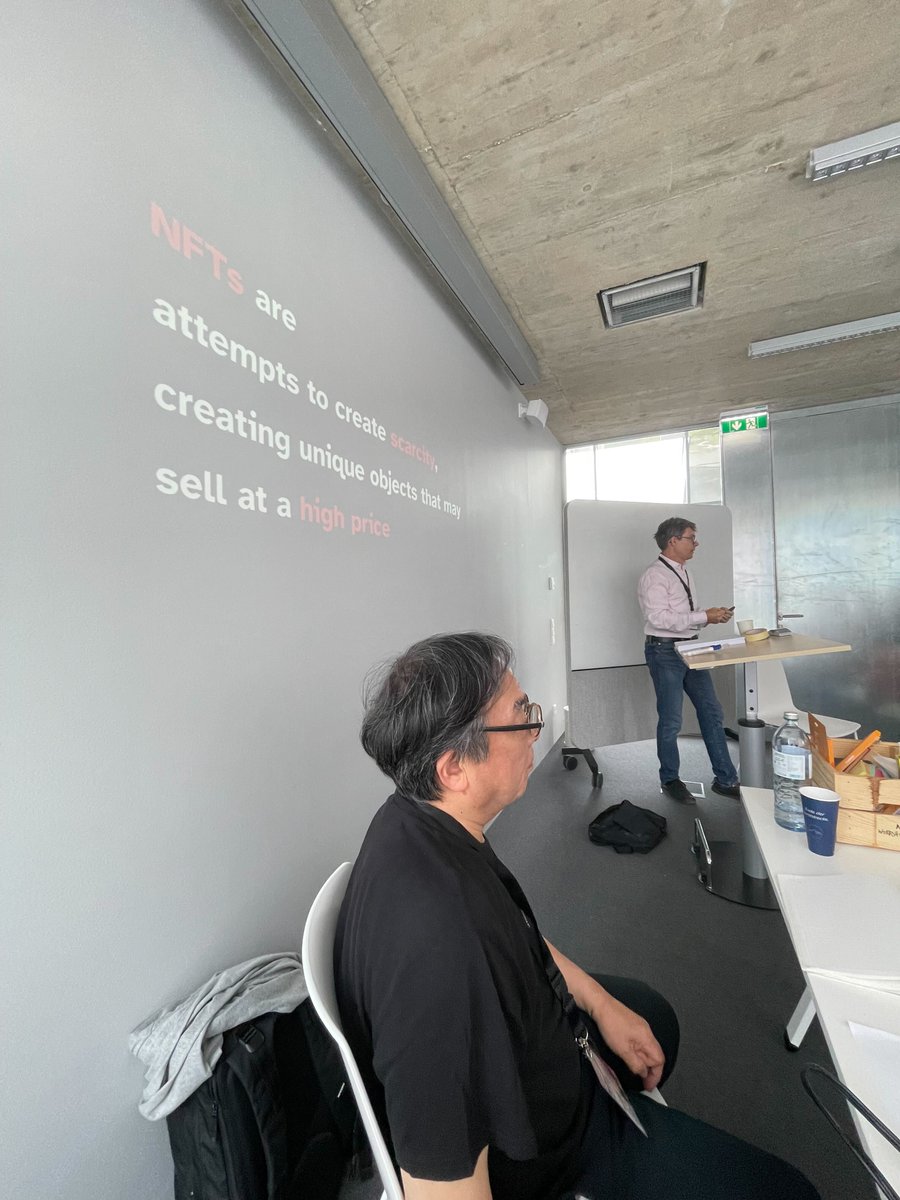 Startbahn supported Masaki Fujihata's workshop on NFTs at <a href="/ArsElectronica/">Ars Electronica</a> — it was a great success!
We had a great discussion on #NFTs with a diverse group of people.
Thank you so much to those who came out!
