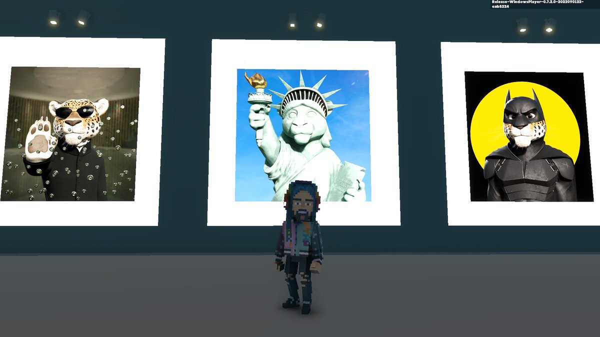 PrettyRed420's tweet photo. @TheSandboxGame @jagfriends_nft I just finished my quest on @jagfriends_nft experience on the #sandboxalphaS3 for a chance to win a Season 3 Alpha Pass! Here I am in Legendaries Room, check out my screenshot!

#jaguarfriends https://t.co/TiH8eup3Hk