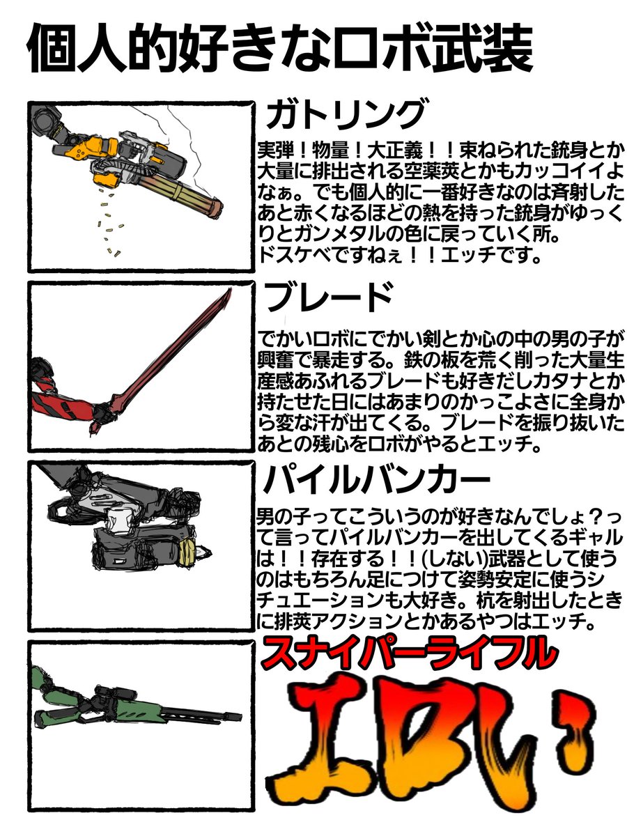 性癖性癖、やっぱ性癖なんだよな。 