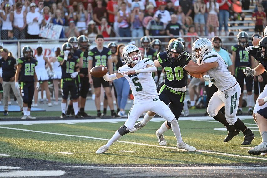 sbedwards76's tweet photo. Five in and this kid is tearing it up. We have been looking forward to this season for a long time knowing this team could do something special that hasn’t been done in Payson for a long time. @kadeedwards05 has some weapons and he’s getting them the ball. Payson has some dudes. https://t.co/0A8hPqBR4u