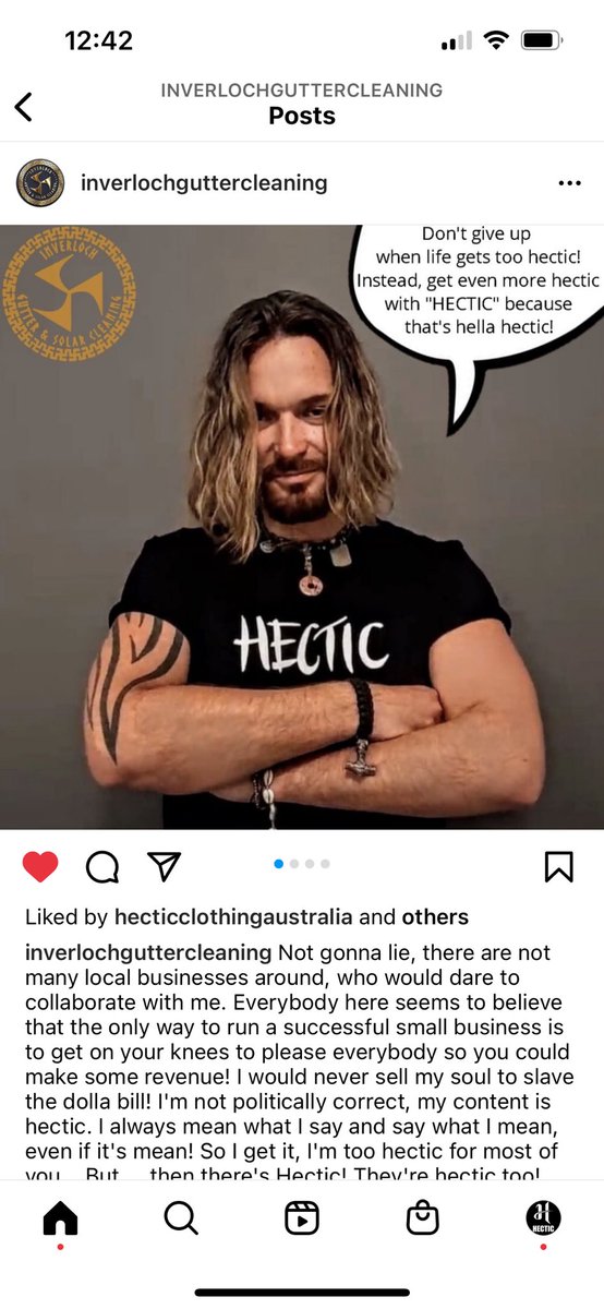 HecticAustralia's tweet photo. Here’s Rom rocking his new HECTIC t shirt!

Get yours today at https://t.co/JH3UNNWngD

#GetHectic #Hectic https://t.co/83iLKmP7sN