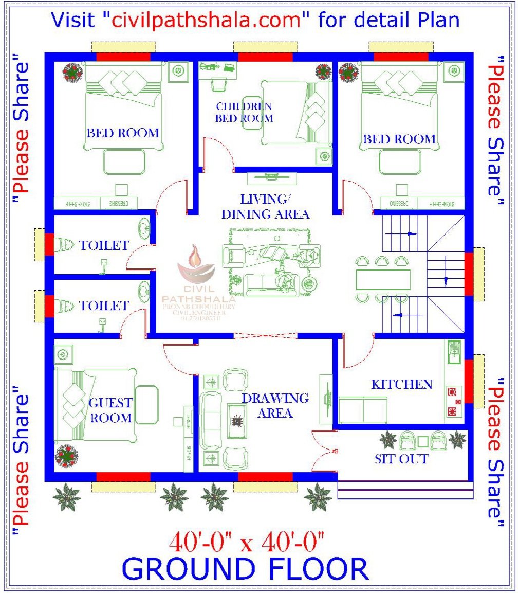 CivilPathshala's tweet photo. New Indian House Plan 😍 1600 sq ft House Plan 💥How is it?🤔
~
~
~
~
#civilpathshala #civilengineering 
#floorplans #2dplan #houseplans #homeplan #3dview #2dview #architecture #architecturedesign #architectural #modernhouse #modernhouseplans #building #buildingplans #duplexhouse https://t.co/H5ufVGnVOn