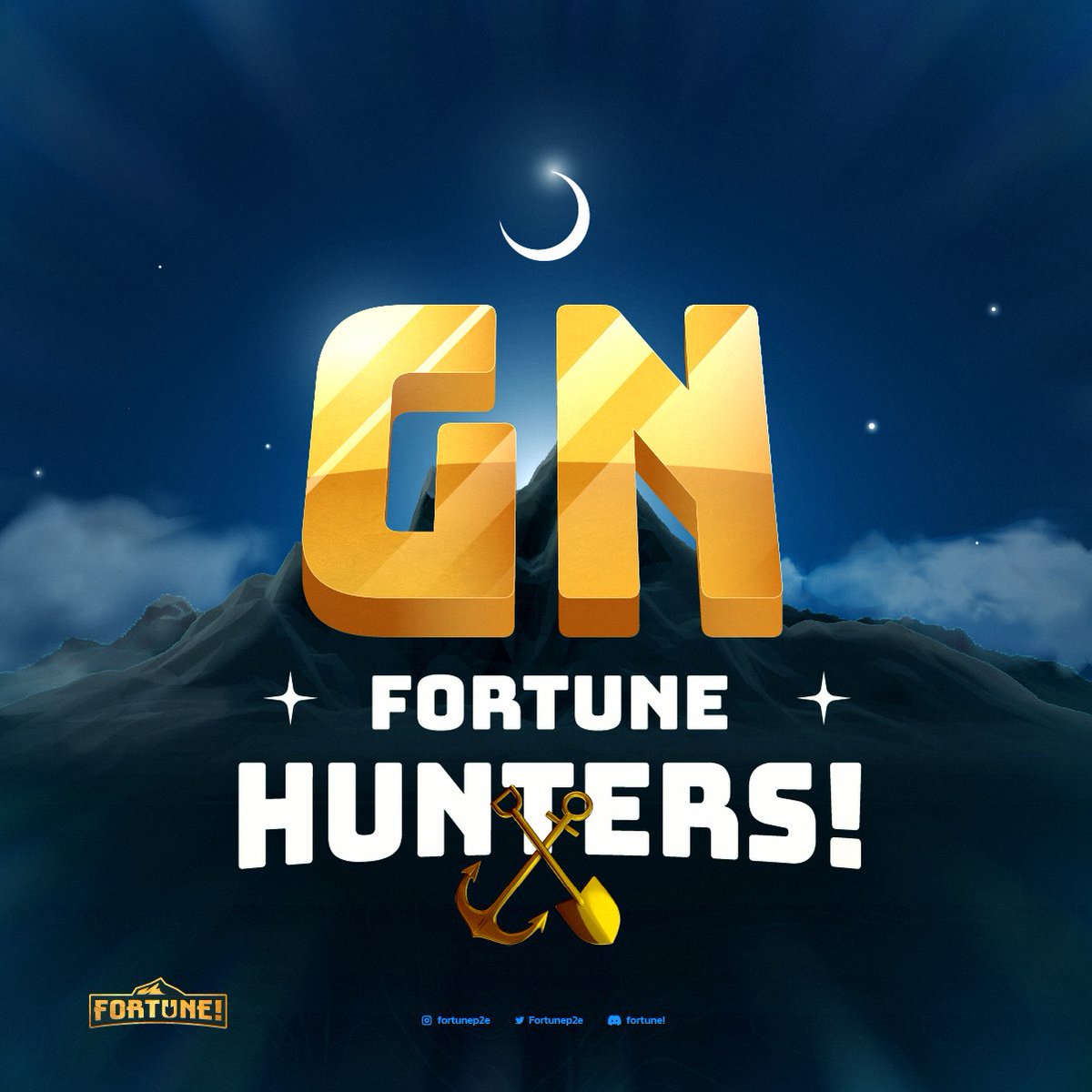 Fortunep2e's tweet photo. Goodnight #FortuneHunters; may you all sleep well and prepare yourselves for another awesome action packed week of #treasurehunting, #puzzlesolving, and discovery of the #VaultKeys that unlock the doors to the Researcher's Vault! #GN #Goodnight #Fortune #NFT https://t.co/R791v0J9F6