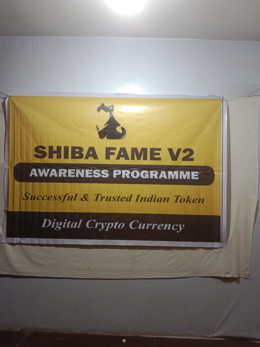 shibafame's tweet photo. Successful Physical meeting on Sunday,11.09.2023 at Athani Dist Belgaum Karnataka.
35 +
Participated in meeting.
#indianbitcoin
#SFV2
#shibafame https://t.co/AL5GrAWp6L