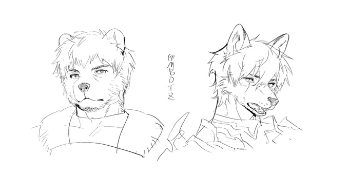 #FF14  #暗光
🐻Ardbert x 🐺Meteor 