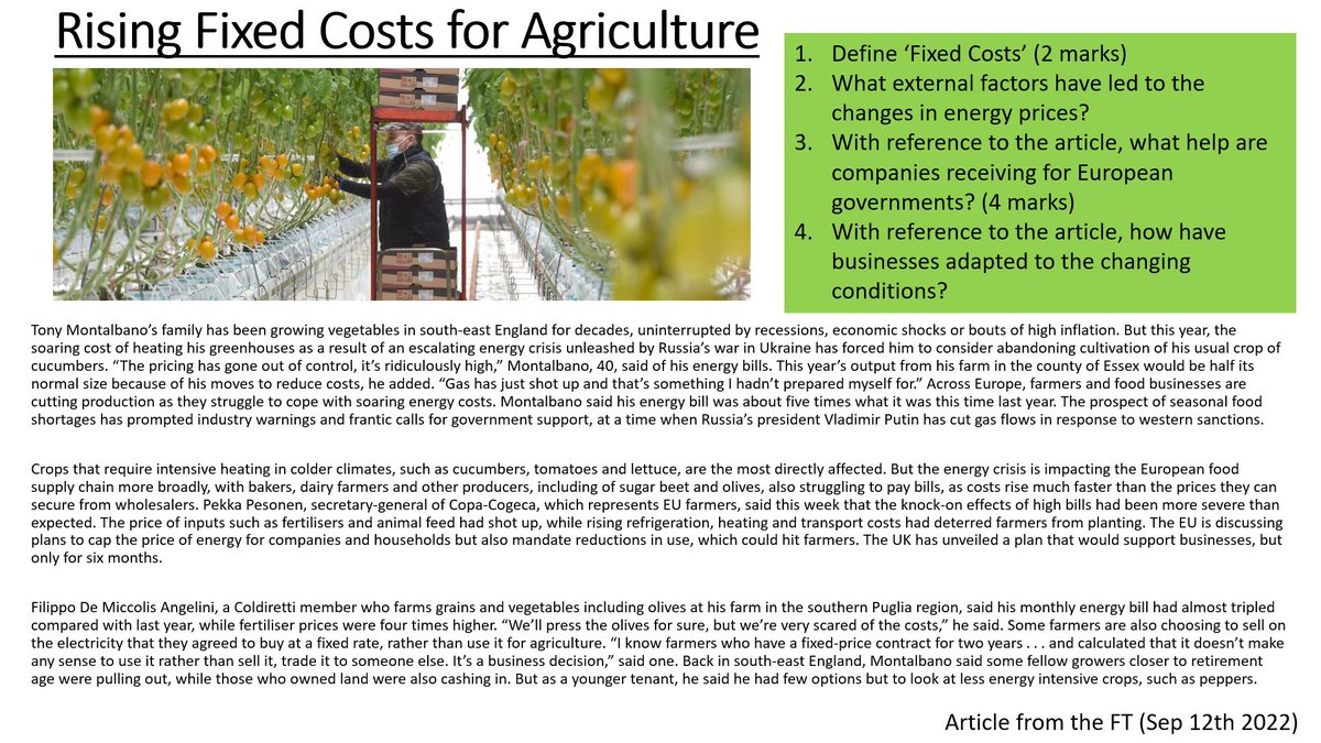 Business Studies case study of the week 12th September 2022 #casestudy