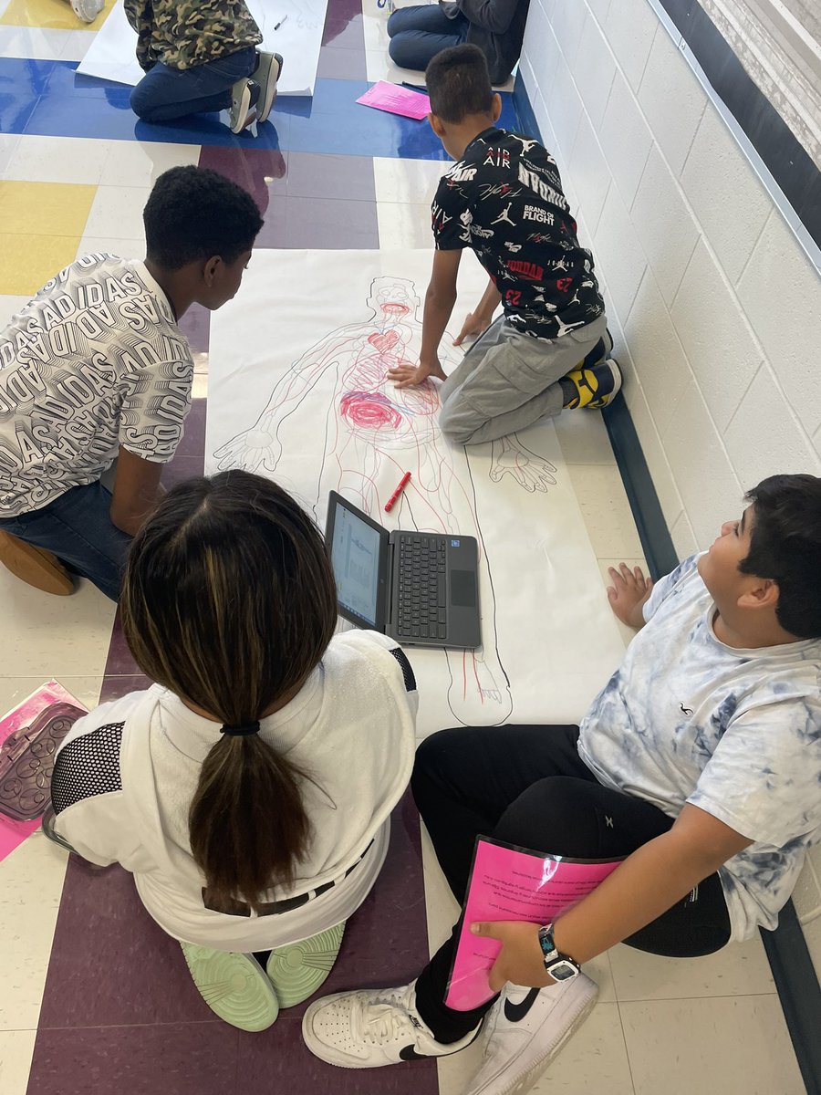 CoachFryar's tweet photo. @NISDConnally my Healthy Habits students had a great time with their body systems project! @NISDWholeChild https://t.co/ivH2e9hMvx