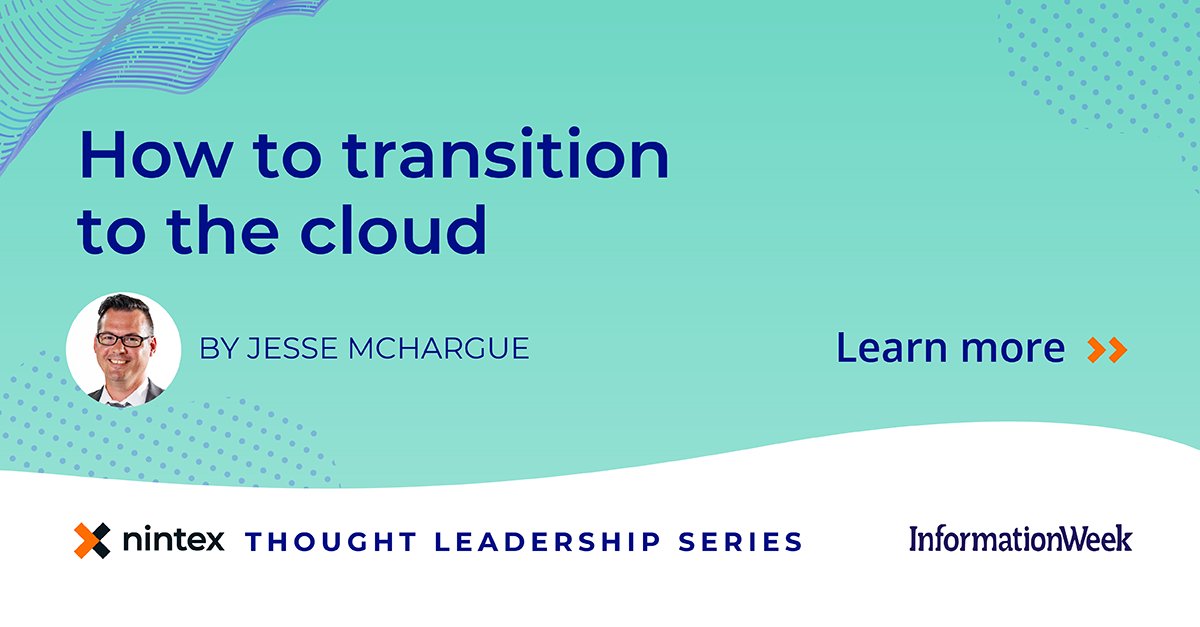 'It's time to consider whether a move to the cloud or an expanded presence in the cloud is right for your organization.' shares <a href="/jesse_mchargue/">Jesse McHargue</a> in <a href="/InformationWeek/">InformationWeek</a>. bit.ly/3QbdXZa #AutomationCloud