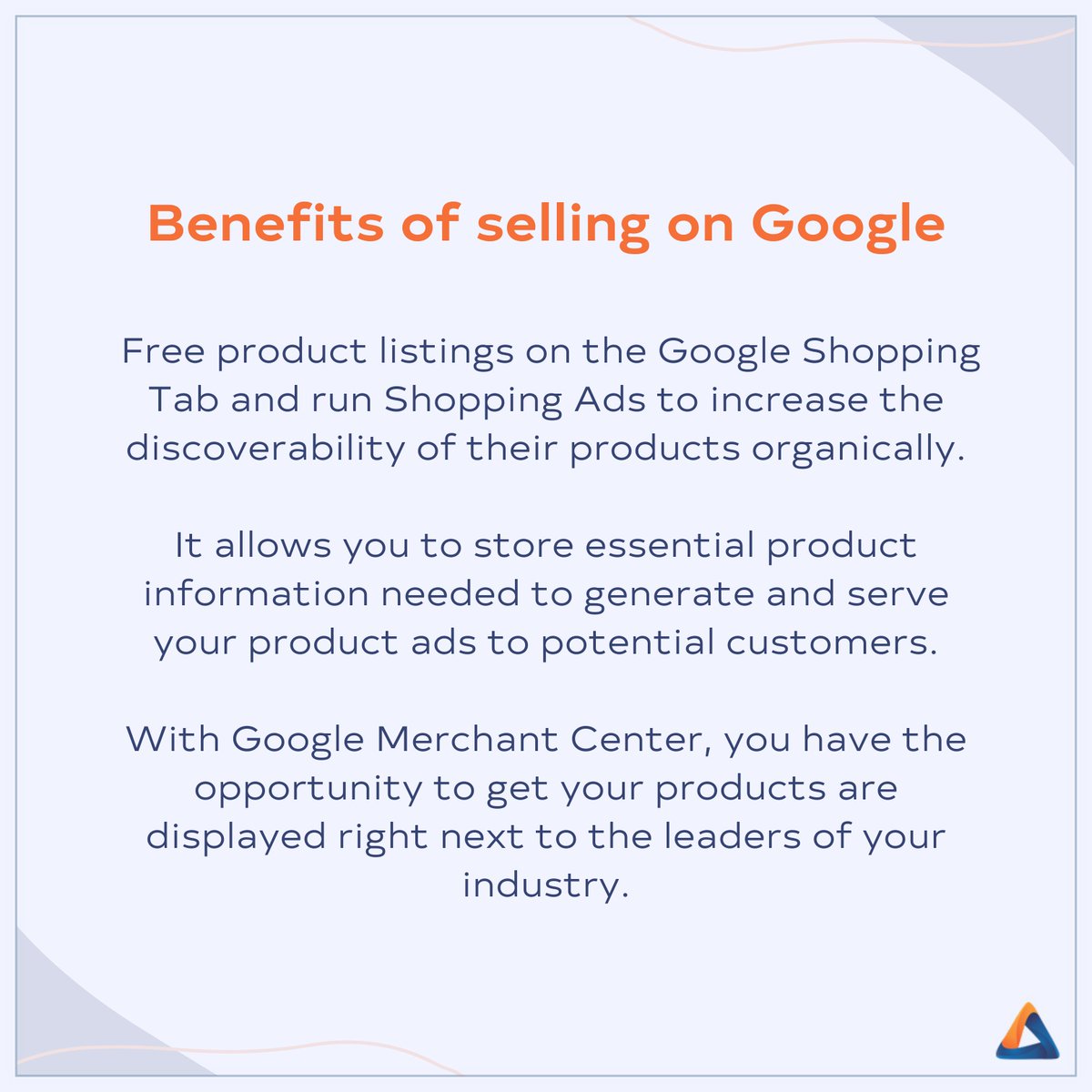 accreteit's tweet photo. Sell your products online on #Google using #GoogleMerchentCenter
#googleads #googlesearch #seo #searchengineoptimization #seotips #seotipsandtricks #seotipsoftheday #searchenginemarketing #searchengineoptimizationtips #seotipsforbegineers #seotipsforfuture #seoinsurat https://t.co/LuRpIPhZ1C