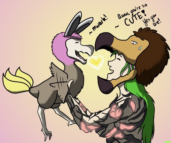 SlitherO6's tweet photo. Some #ARKSurvivalEvolved fan art I’ve previously done! Love playing this game, but def a love/hate relationship with HLNA (or Helna as I called her) #art #digitalart #dodorex #dodo #jerboa #videogame #gamergirl https://t.co/qwAvs3gCLJ