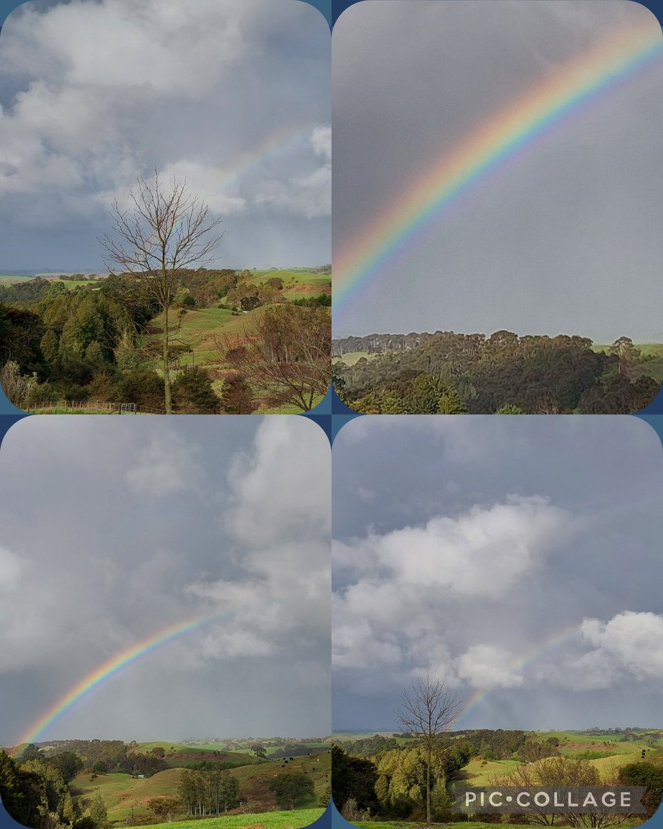 GabyLynch9's tweet photo. Had a bit of rainbow action this afternoon #MoreRain #SpringSkies https://t.co/hqFvBuVxLj