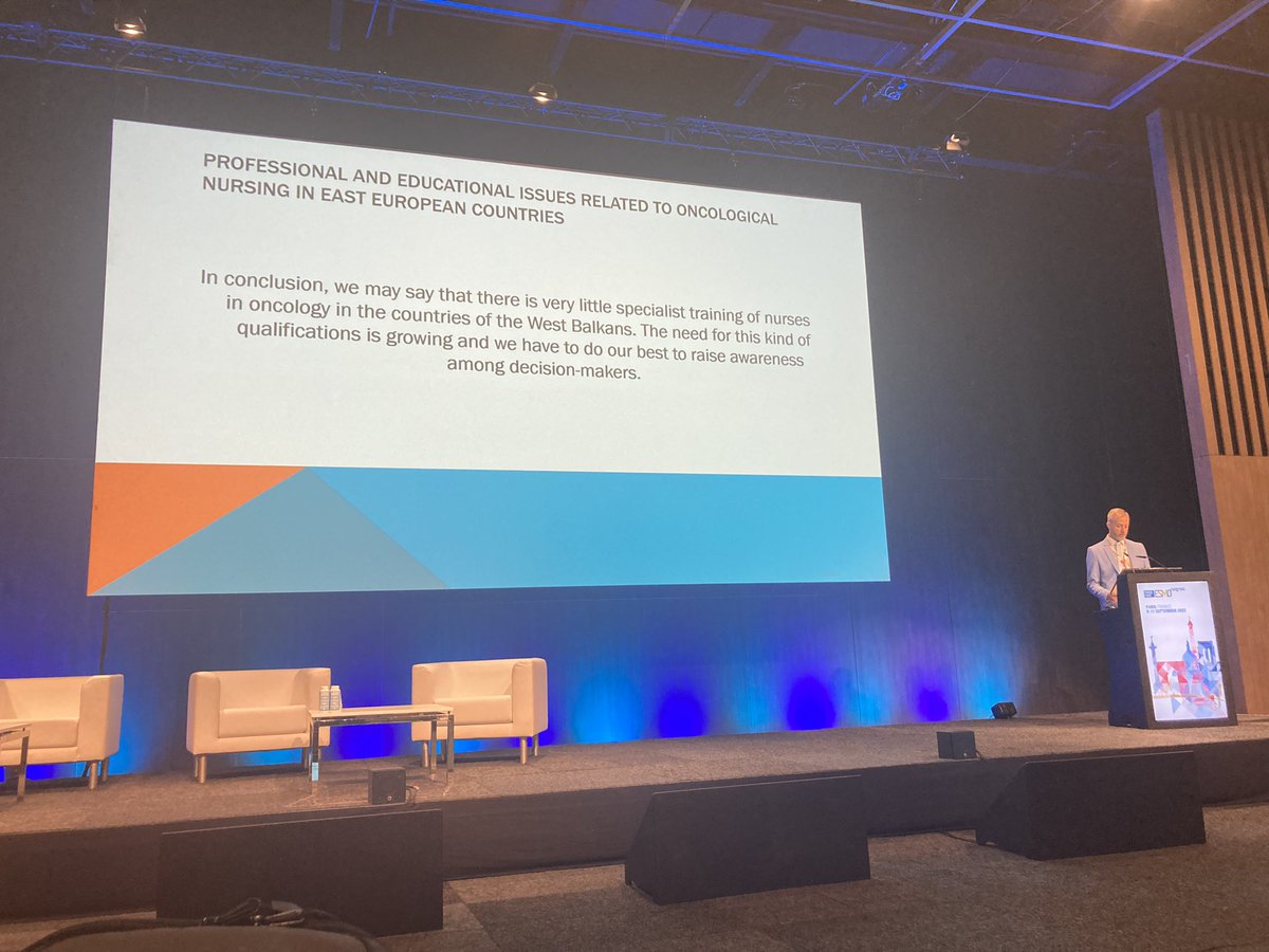 MerryTea's tweet photo. Very interesting presentation by Zeljko Vlaisavljevic about the challenges of cancer nursing in Eastern European Countries. Inspiring to see the progress in cancer nursing education and collaborations among cancer nurses despite challenges. #EONS15 @cancernurseEU #RECan https://t.co/MzxemLDuzz