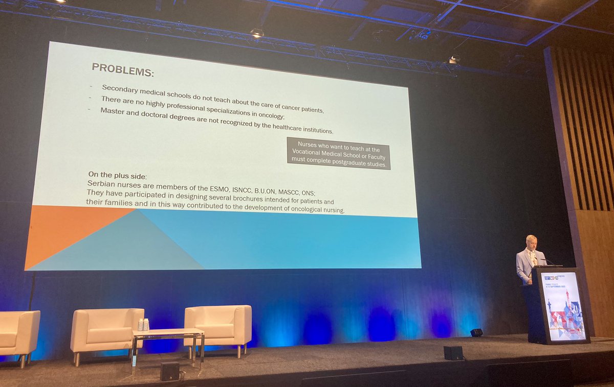 MerryTea's tweet photo. Very interesting presentation by Zeljko Vlaisavljevic about the challenges of cancer nursing in Eastern European Countries. Inspiring to see the progress in cancer nursing education and collaborations among cancer nurses despite challenges. #EONS15 @cancernurseEU #RECan https://t.co/MzxemLDuzz