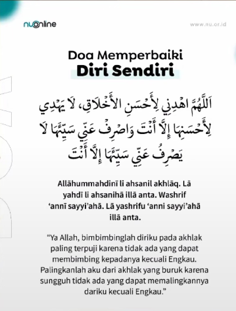 ulyasoraya21's tweet photo. Doa memperbaiki diri sendiri🤲 https://t.co/Kk0y4ZMRkK