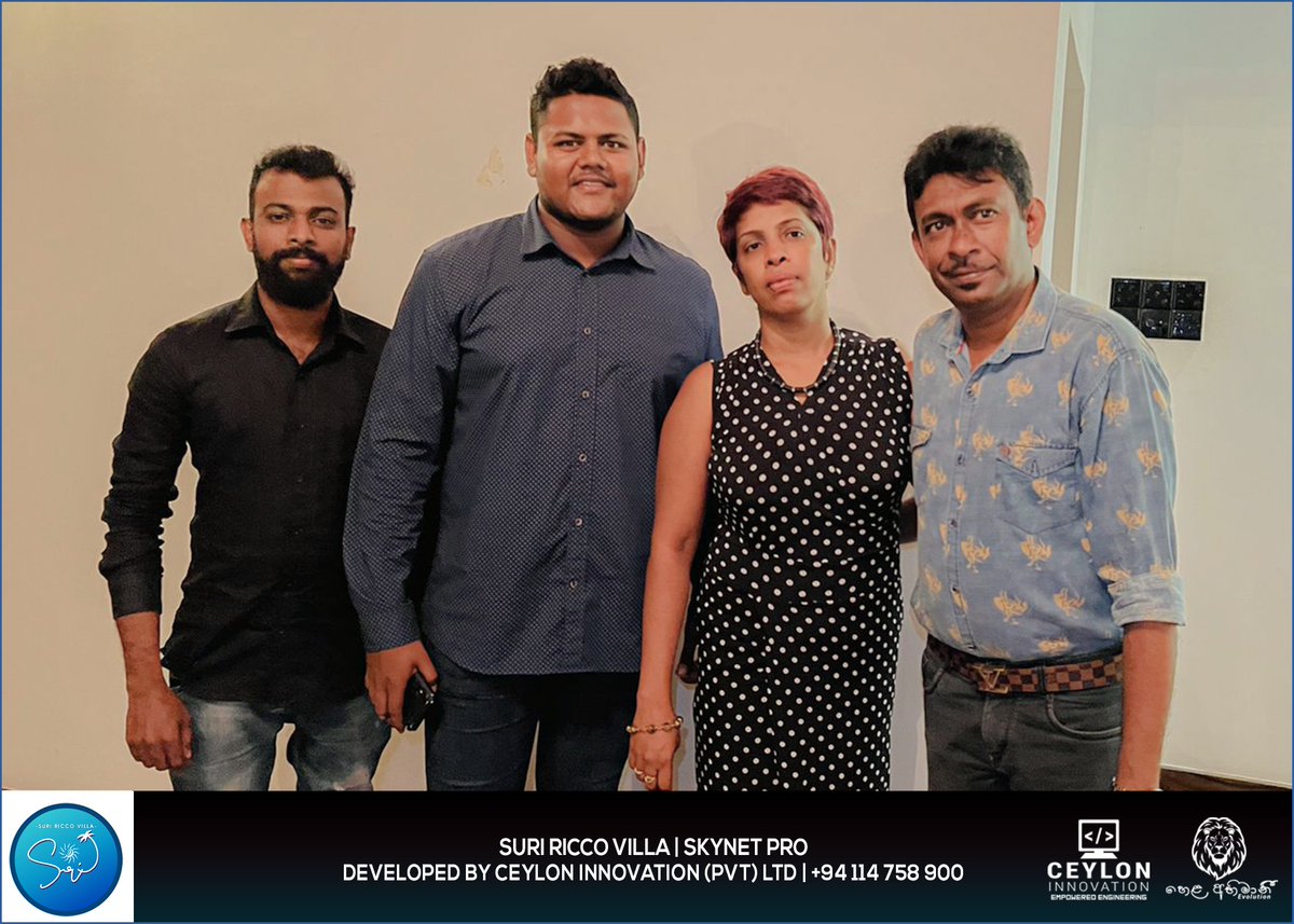 CeylonInnovati1's tweet image. Congratulations Mr. Suranga ( chairman ) &amp;amp; crew of Suri Group on your new branch opening in Katuneriya-Marawila. We are so delighted for choosing us as your system provider in this branch too.
#CeylonInnovation #EmpoweredEngineering #SKYNETPro #Hospitality