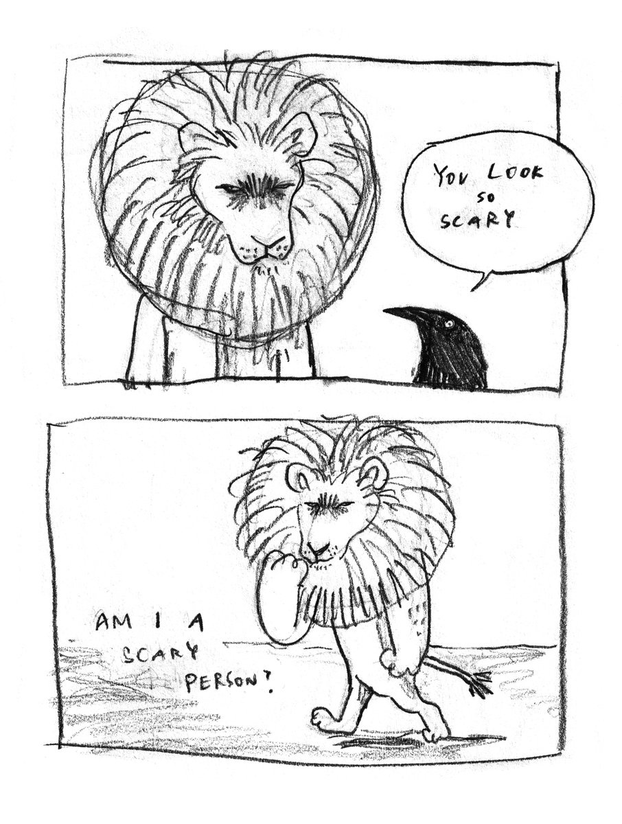 dawning_crow's tweet photo. Lion comic https://t.co/HzAR10IfHg