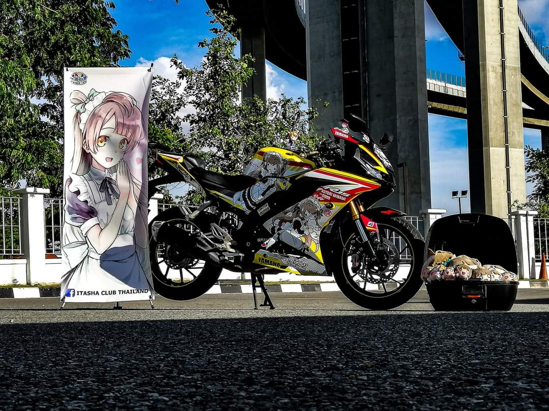 AVCitashaclubTH's tweet photo. Happy Birthday to Kotori Minami ❤️
Motorcycle : Yamaha R-15
Decals : Kotori Minami from LoveLive!
Owner : Sorn Kijsanayotin 
#itashaclubthailand #itansha #yamaha #R15 #kotoriminami #lovelive https://t.co/p5WqFghkmA