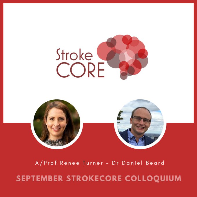 StrokeCore's tweet photo. Don't miss StrokeCORE's September Colloquium on "How to build and MRFF," on TOMORROW (13/09) at 11 am (AEST)!

Featuring a panel with MRFF CI's @Neuro_Nay of @UniofAdelaide + @DocBeardface87 of @Uni_Newcastle

Add event to your calendar here: https://t.co/EbN9pp3CzM https://t.co/VucINGp6R6