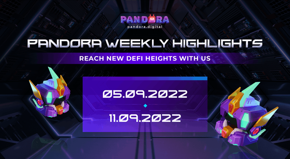 Pandora_DEX's tweet photo. 🔎It's time to spotlight all the exciting activities at #Pandora from the past seven days.
⚡️Major updates to #Jackpot V2.0
⚡️Over $500K $BUSD in #DroidBot #Staking #Rewards distributed
⚡️2nd #TradeLeague is coming to an end!
Read more:
https://t.co/gKGApSSAKt https://t.co/oUnx6mEns1