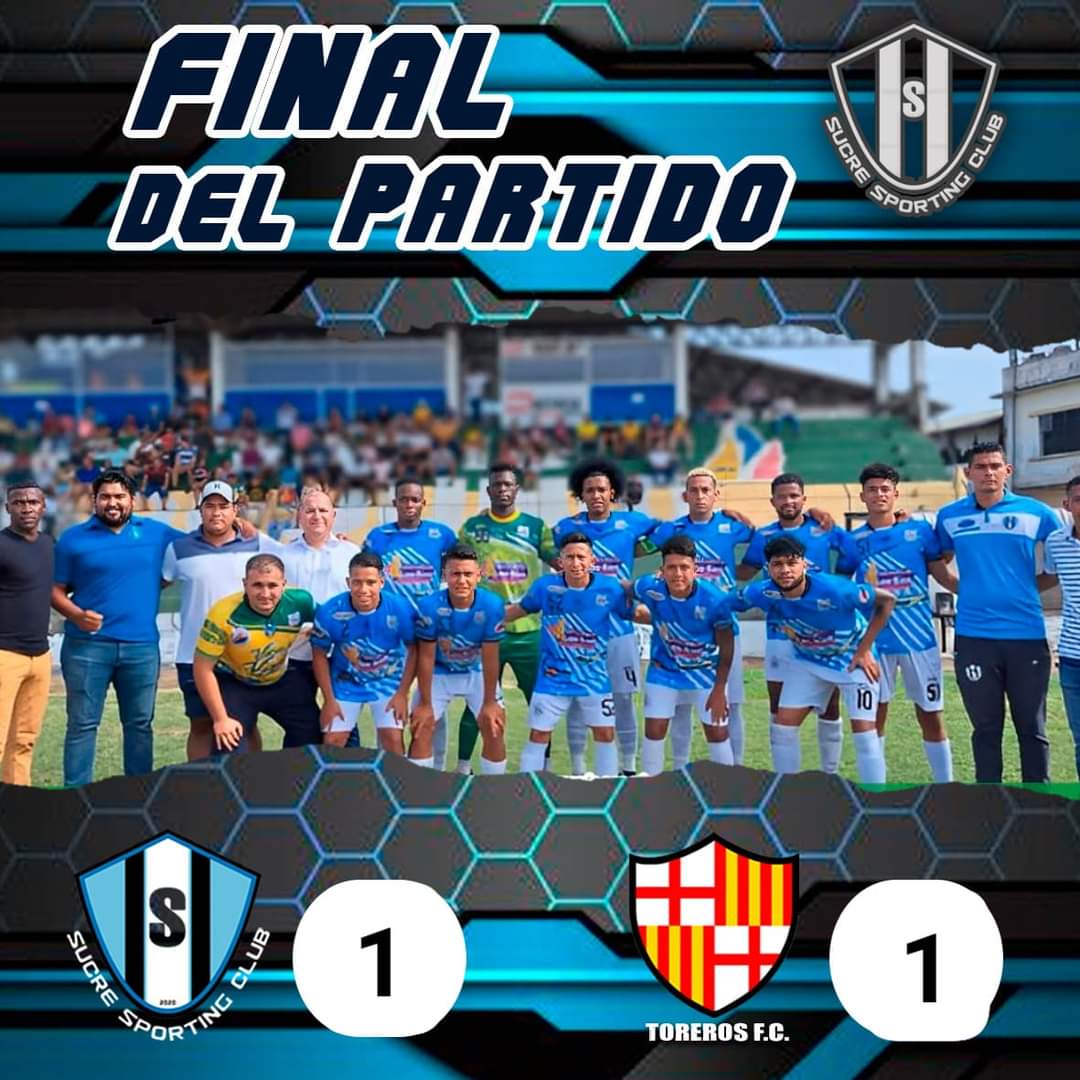 SucreSC1's tweet photo. Empate en Vinces.
Seguimos creyendo faltan 90" para cerrar la serie. 👊🇧🇼

#VamosSucre   #PlayOffs https://t.co/JuwGsFcUiS