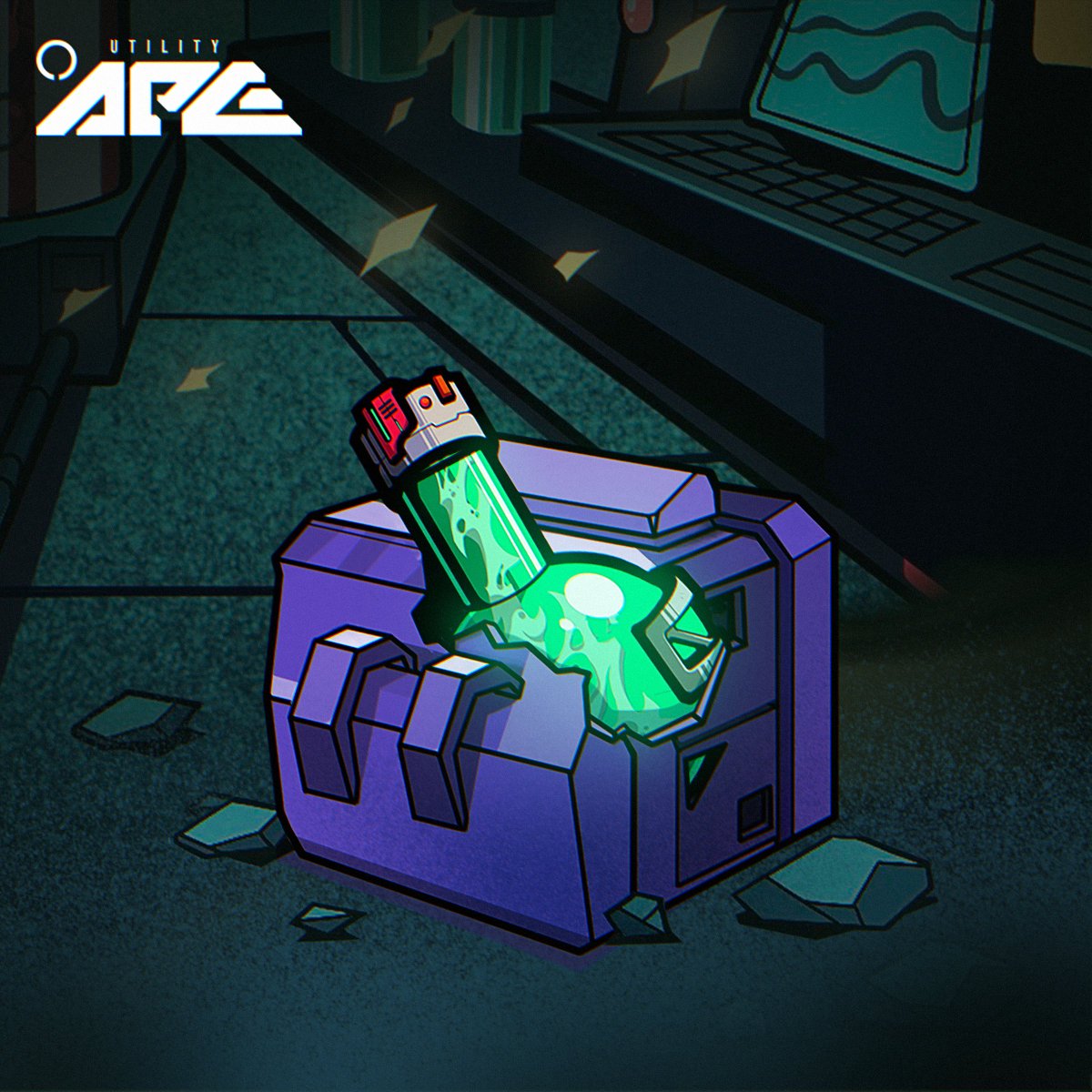utilityapeNFT's tweet photo. A mysterious crate has arrived to the lab....

Airdrop incoming to holders..... DELIST your apes!!

For every 2x apes = 1x potion

Random snapshot taken by September 16th 👀

#UAGMI #APEAIRDROP https://t.co/pccos2MDhy