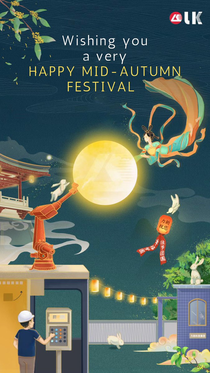 May the Moon bestow Good fortune &amp; luck to you.

HAPPY MID-AUTUMN FESTIVAL! <a href="/LKMachineryInt/">LK Machinery</a>  #midautumnfestival