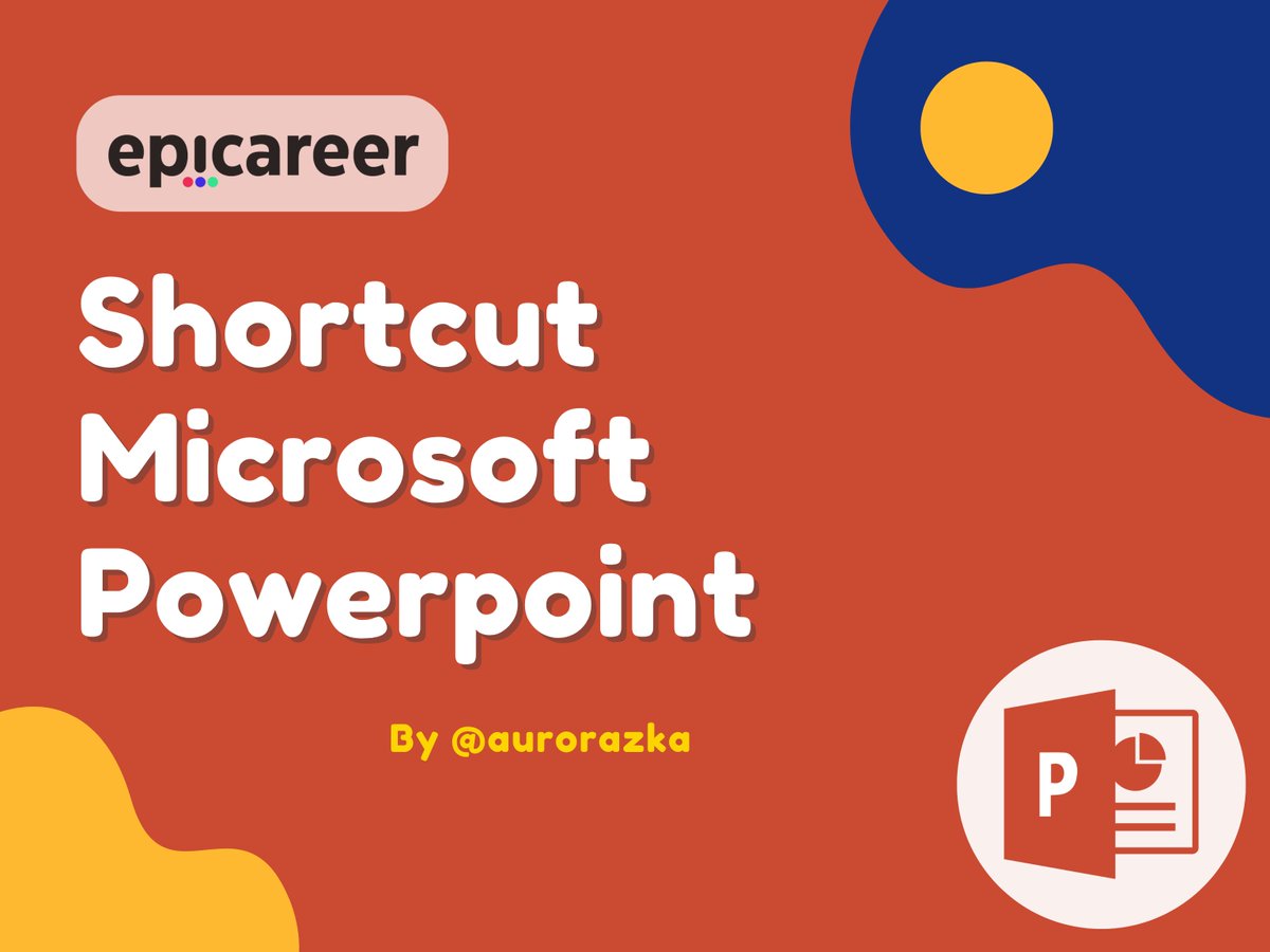 aurorazka's tweet image. Tips Microsoft Powerpoint (PPT)
SHORTCUT MICROSOFT POWERPOINT YANG WAJIB KAMU TAU💡
A Thread