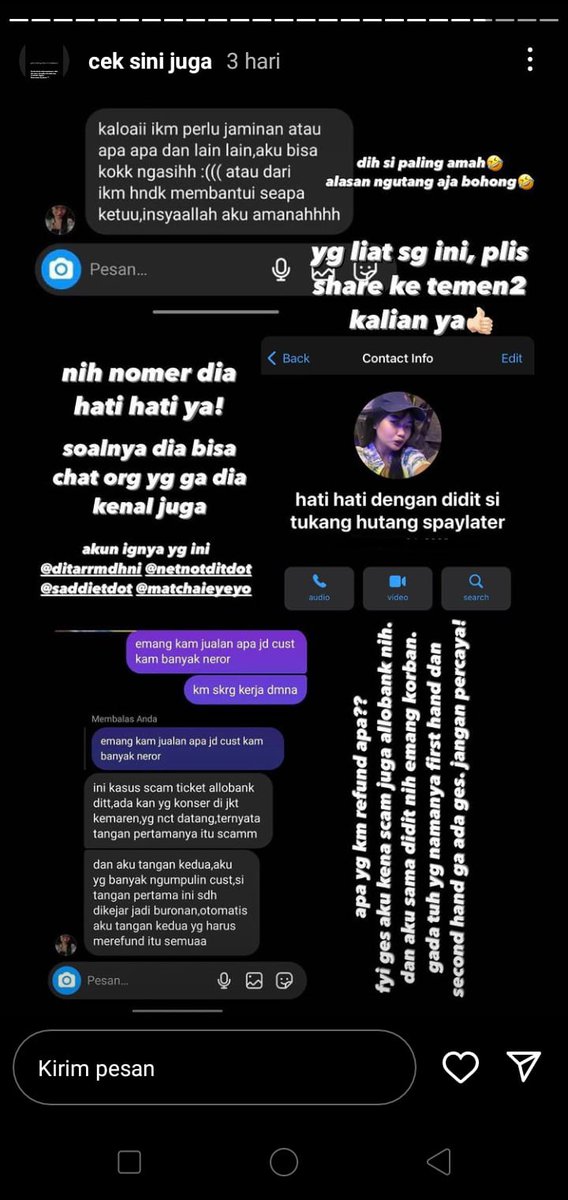 xKIMJUNGSU's tweet image. KORBAN SCAM SPAYLATER SAMPE 69,045,832 JUTA!!! DITAMBAH DENDA DAN HARUS BAYAR KE SHOPEENYA A THREAD.

bikin thread baru karna ada satu biji nomor ke spill