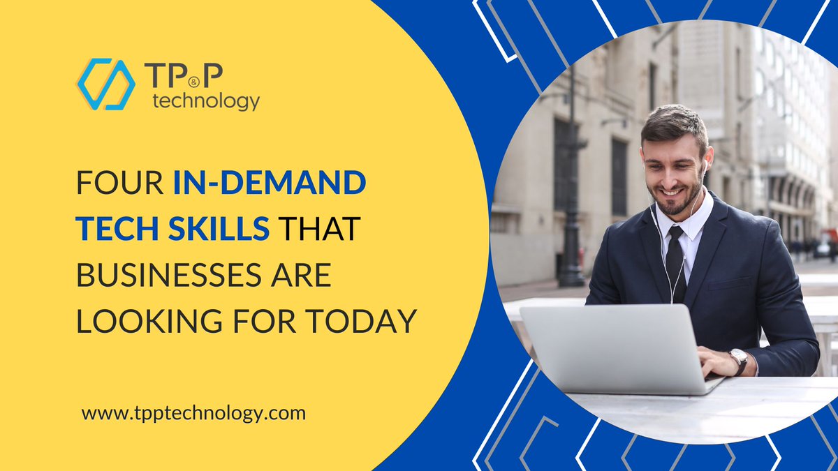 tpptechnology's tweet photo. Four In-Demand Tech Skills Businesses Are Looking For Today
👉 Explore more: https://t.co/aLJ81DlBc7
#softwaredevelopment #tpptechnology https://t.co/qcklZj90QX