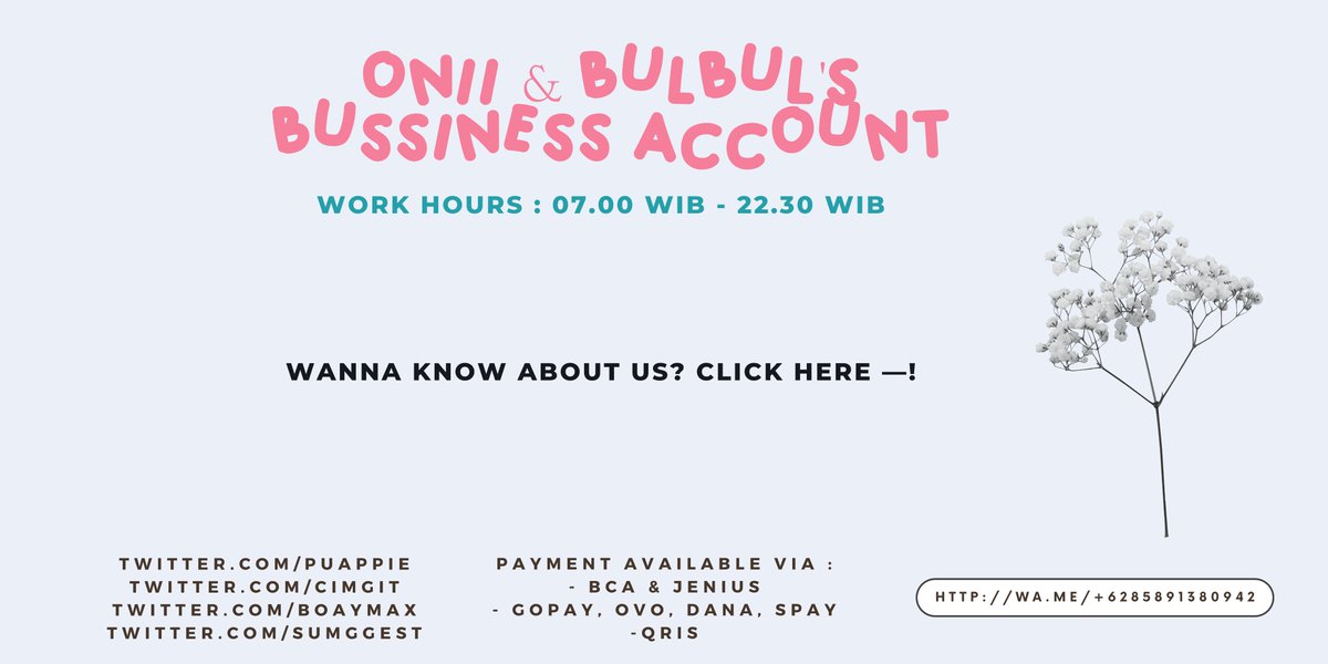 ONII STORE FH SOSMED NEEDS | WA ONLY!!! tweet media