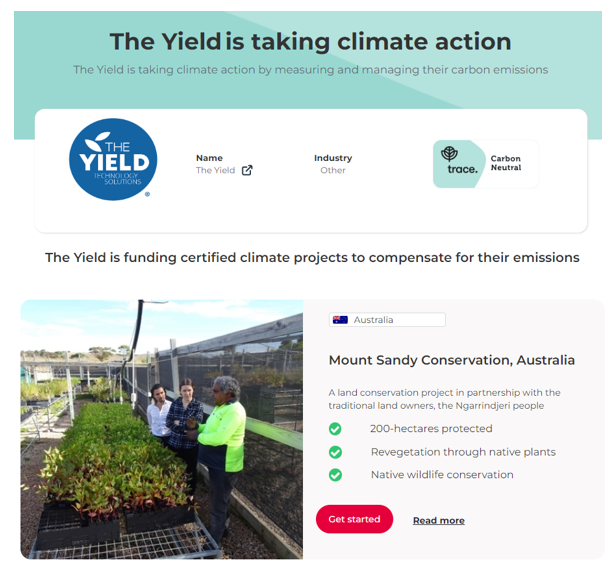 theyield's tweet photo. Our mission is to "help feed the world &amp; care for the planet". That's why we're a member of @our__trace. If you're interested in a clear, simple way for your business to become carbon neutral then join us &amp; talk to the team at Trace - https://t.co/jS95CTOxMA
#growbetter https://t.co/DQs3WfKMZL