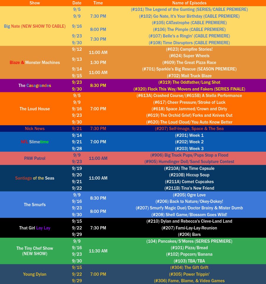 Nickelodeon Crave On Twitter RT NickSchedules Nickelodeon September nickelodeon-crave-on-twitter-rt-nickschedules-nickelodeon-september